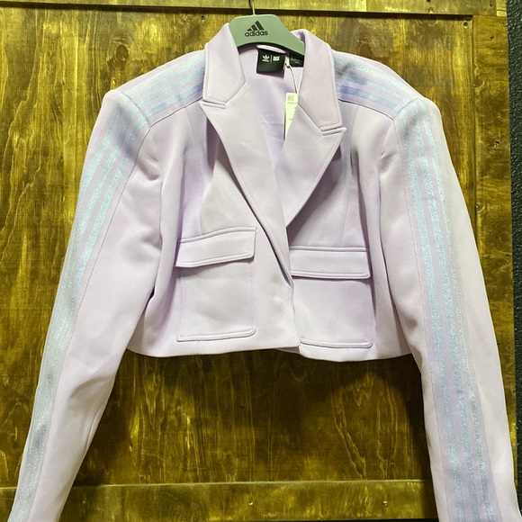 adidas x IVY PARK (plus size) cropped suit Jacket - Picture 2 of 7